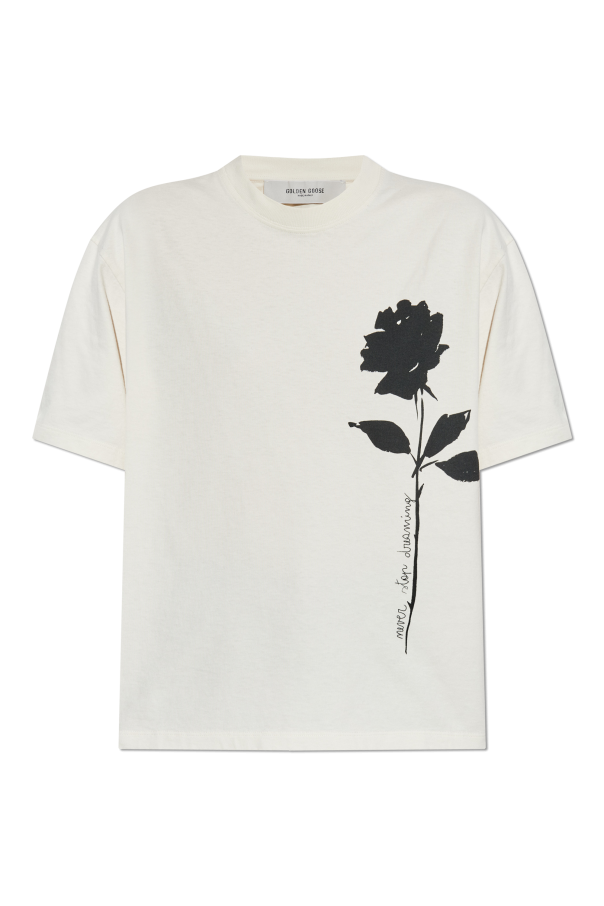 T-shirt with print od Golden Goose