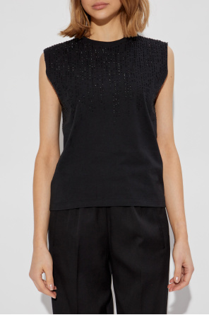 Golden Goose Top z koralikami