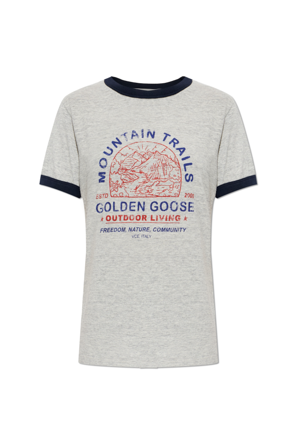 T-shirt with print od Golden Goose