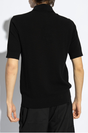 Dolce & Gabbana Polo with applique featuring engraved logo