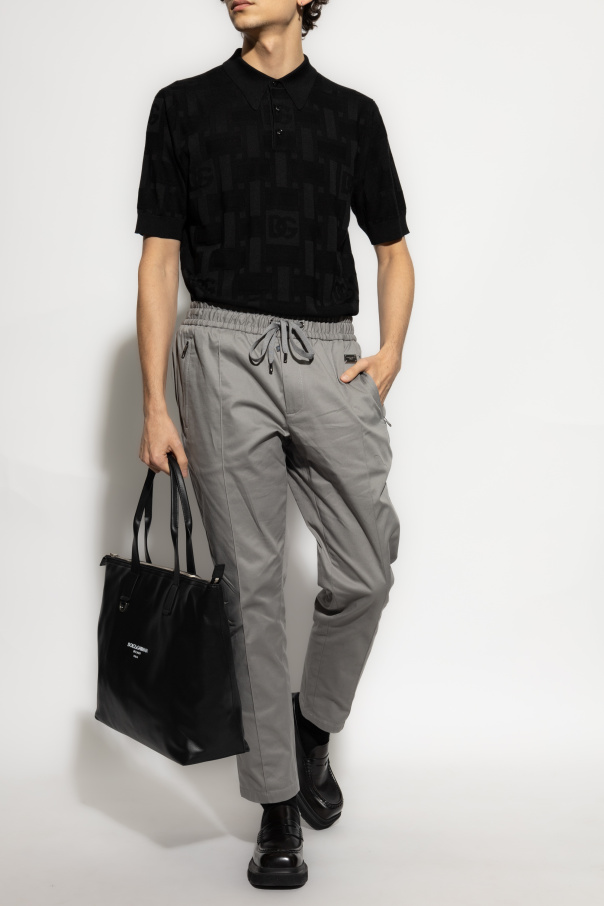 Dolce & Gabbana Seiden-Poloshirt