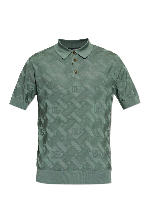 Silk polo od Dolce & Gabbana