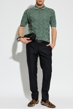 Silk polo od Dolce & Gabbana