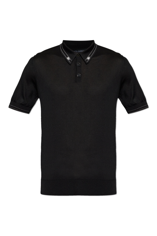 Silk polo od Dolce & Gabbana