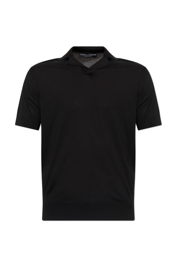 Silk polo od Dolce & Gabbana