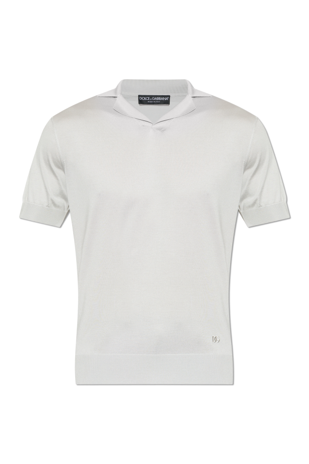 Silk polo od Dolce & Gabbana