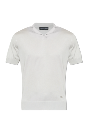 Silk polo od Dolce & Gabbana