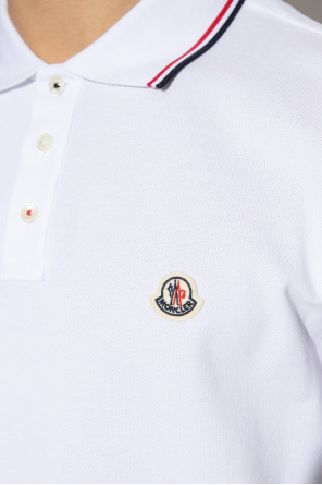 Moncler polo sol shirt with logo