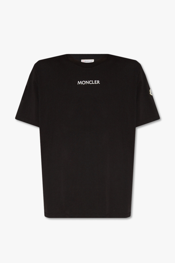 Moncler Farah Dennis T-shirt slim nera con logo