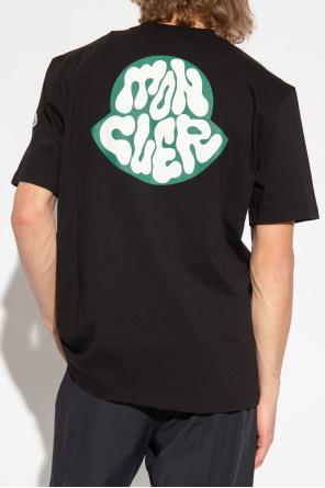 Moncler Farah Dennis T-shirt slim nera con logo