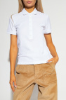 Moncler WHITE Cotton polo shirt