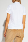 Moncler WHITE Cotton polo shirt