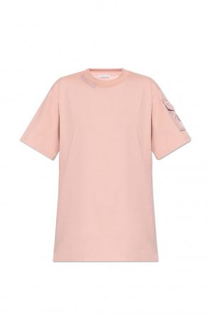 WTAPS T-shirt Flat 01 girocollo Arancione