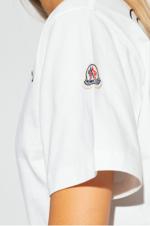 Moncler layered jersey hoodie