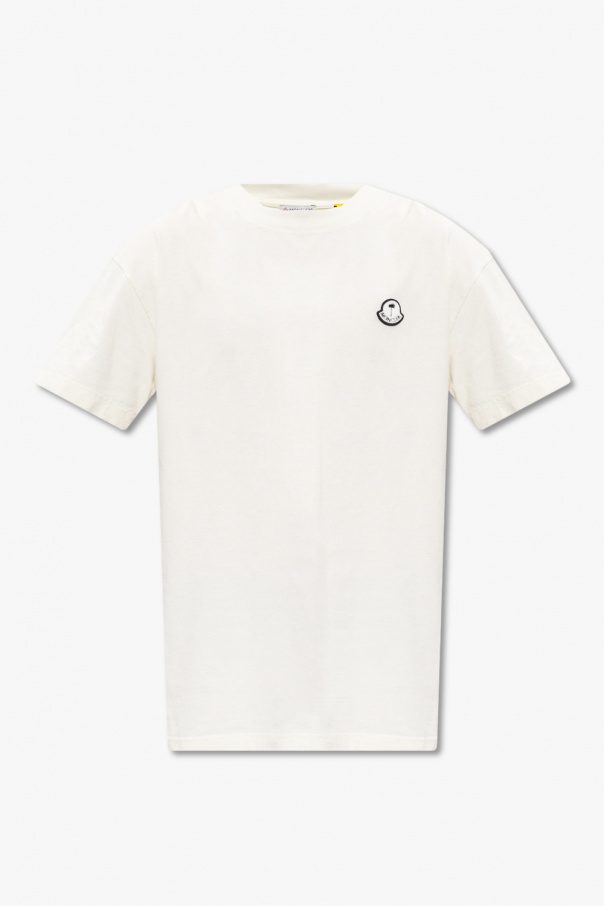 Moncler Genius 8 Tommy Jeans printed striped logo t-shirt in white