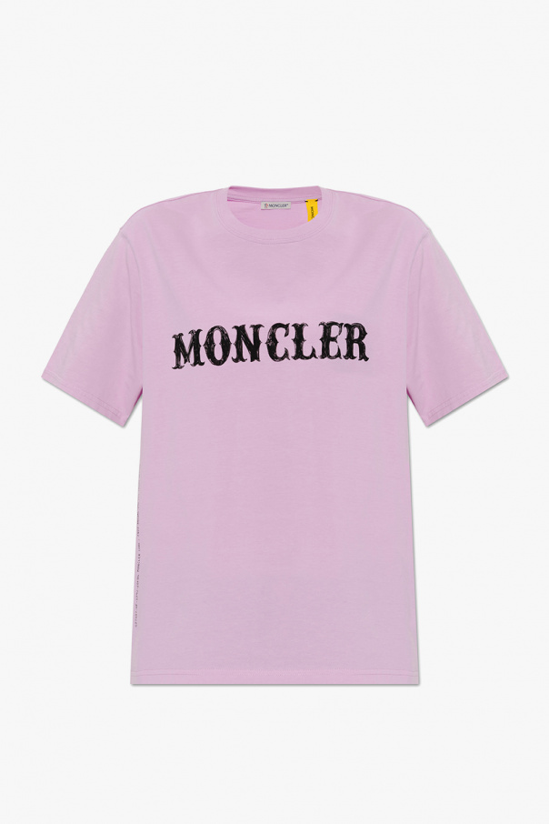 Moncler Genius 7 T-shirt Le Coq Sportif Tri Nº 1 preto azul vermelho infantil