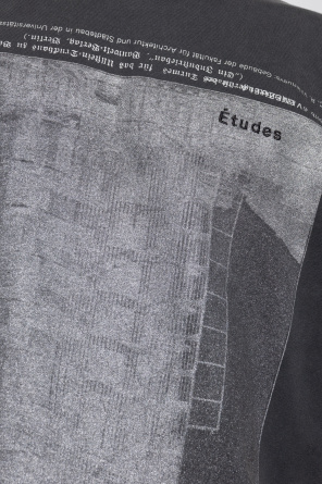 Etudes all-over logo-print denim shirt