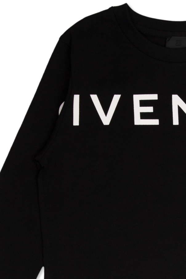 givenchy motif Kids T-shirt with long sleeves