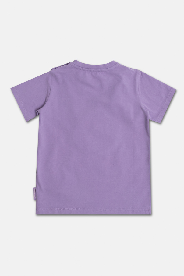 Moncler Enfant Gaelle Paris T-shirt con logo e borchie Taglia