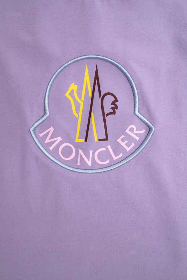 Moncler Enfant T-shirt zipped z logo
