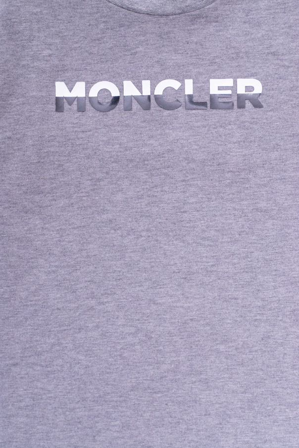 Moncler Enfant Only & Sons vertical stripe shirt in green & navy