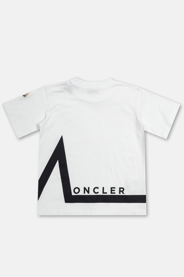 Moncler Enfant Bawełniany t-shirt