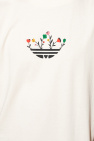 ADIDAS Originals cream T-shirt with logo