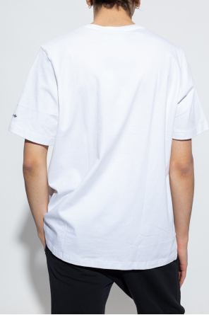 White T - shirt with logo ADIDAS Originals - IetpShops Thailand - yeezy 380  calcite glow mens lifestyle shoe white grey