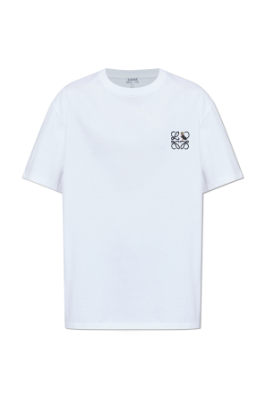 T-shirt with embroidered logo od Loewe