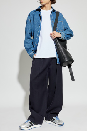 T-shirt with embroidered logo od Loewe