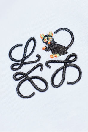 Loewe Camiseta con logo bordado
