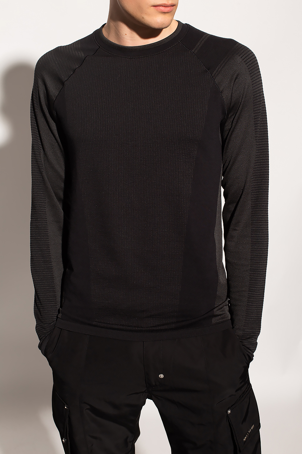 Y-3 Yohji Yamamoto helas sol crewneck sweatshirt poudre