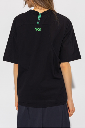 Y-3 Yohji Yamamoto Topstitched T-shirt