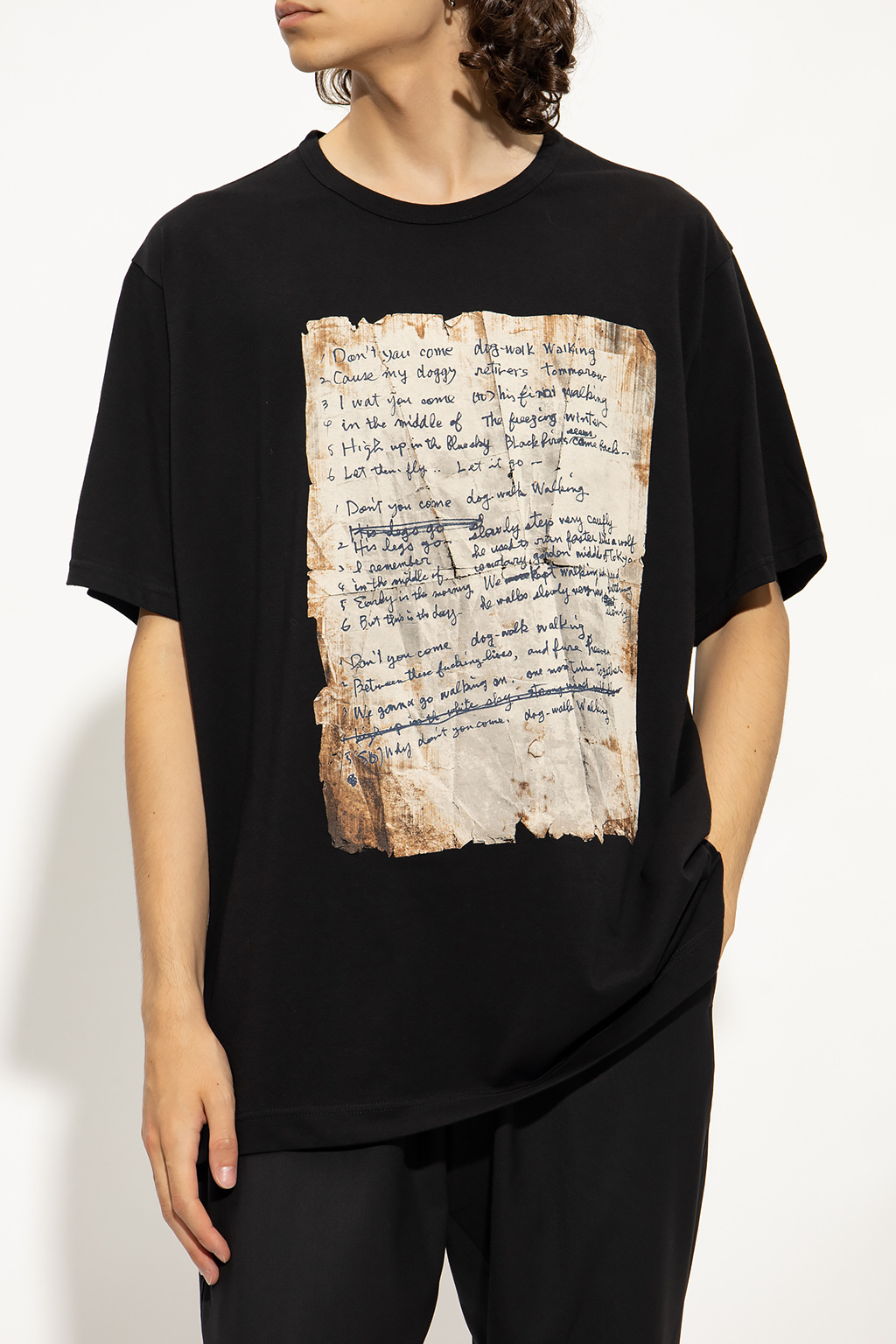 Yohji Yamamoto Printed T-shirt