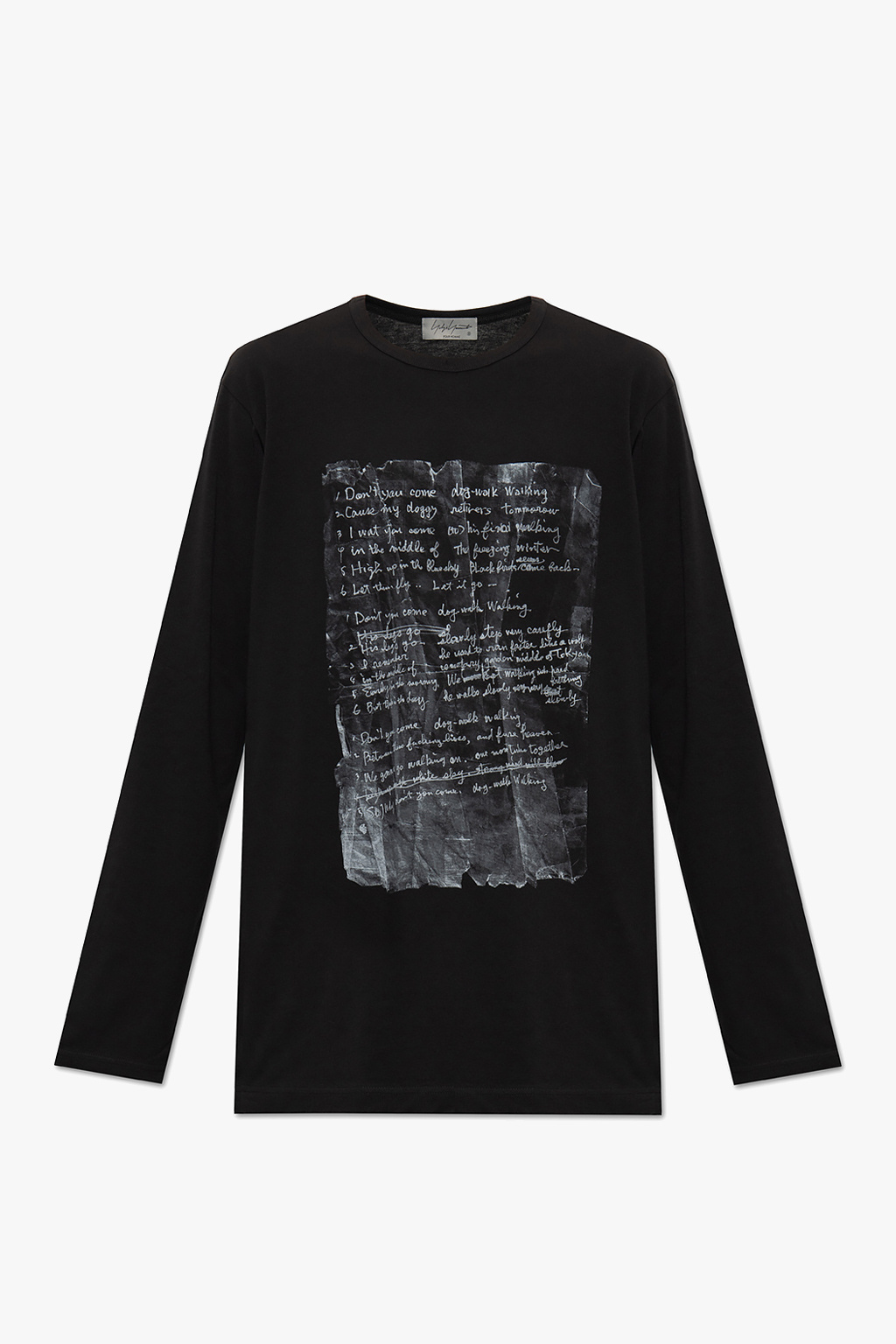 Yohji Yamamoto Long-sleeved T-shirt