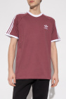 ADIDAS Originals BURGUNDY T-shirt with logo