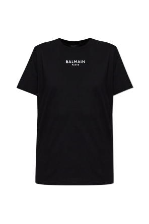 Camiseta con logo bordado