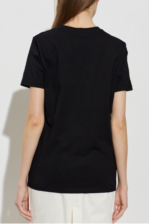 Balmain Camiseta con logo bordado