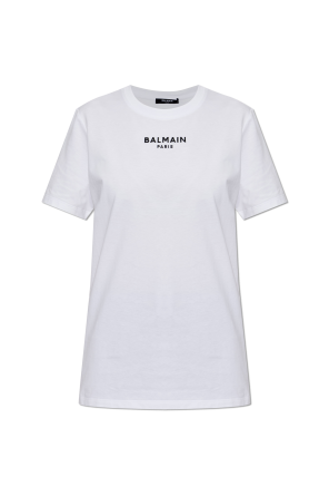 T-Shirt mit aufgesticktem Logo