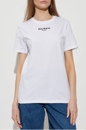 Balmain T-shirt with embroidered logo