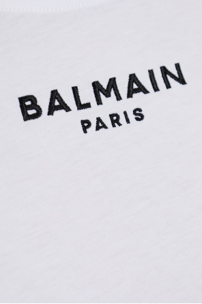 Balmain T-shirt with embroidered logo