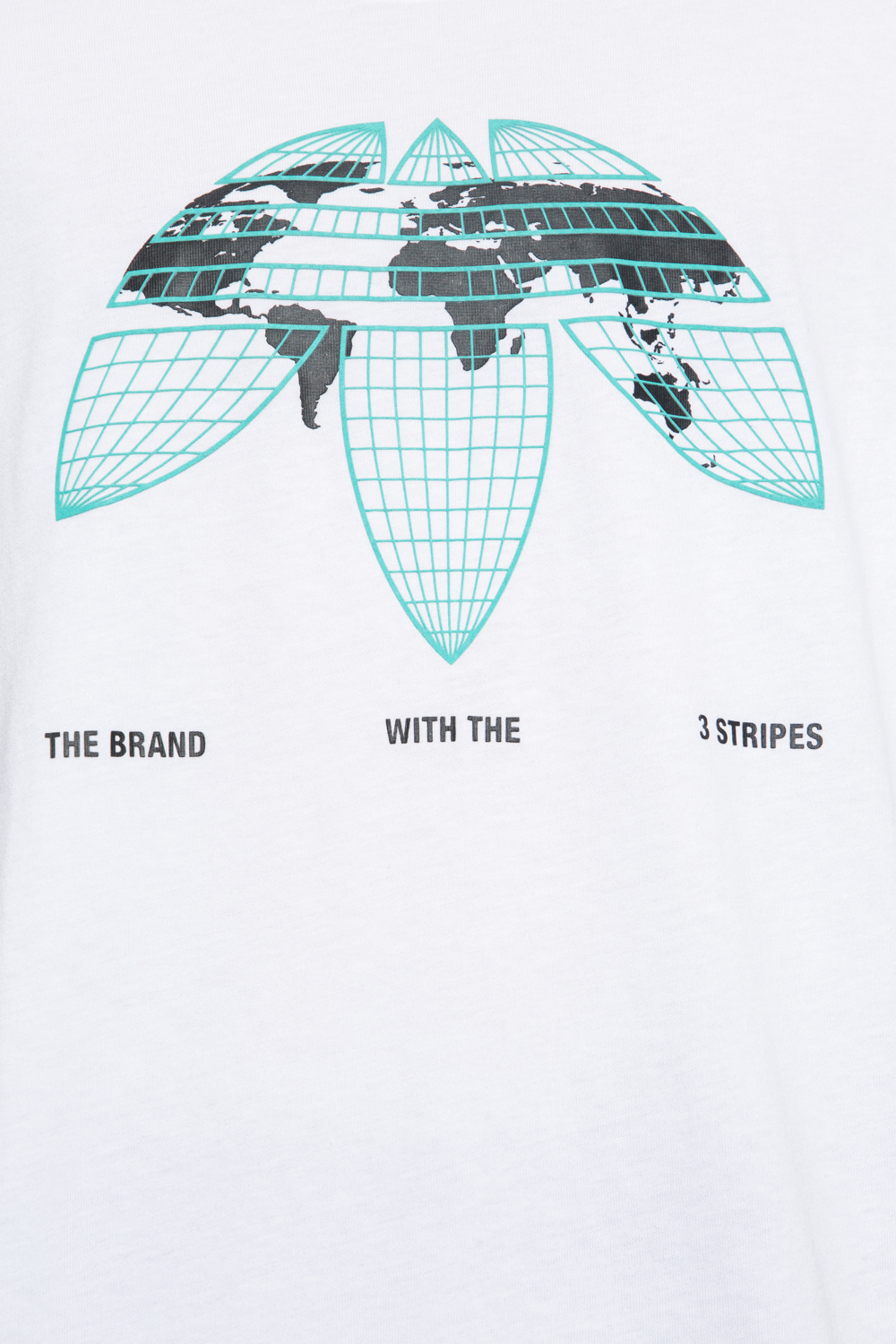 adidas striped Originals T-shirt with logo