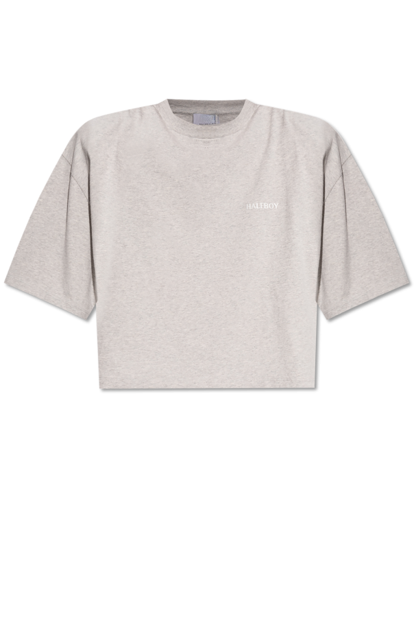 HALFBOY T-shirt with shoulder pads