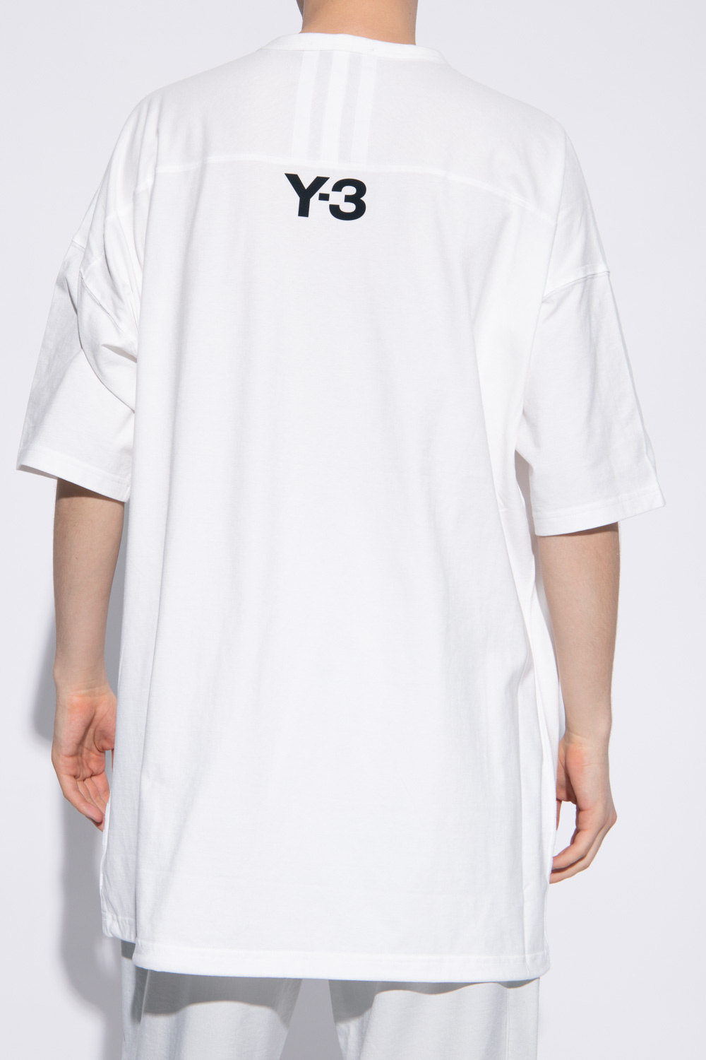 Y-3 Yohji Yamamoto Cross My Heart Pocket T-Shirt Schwarz