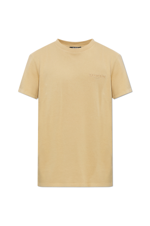 Camiseta con logo bordado