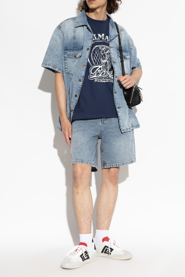 Balmain T-Shirt mit Aufdruck