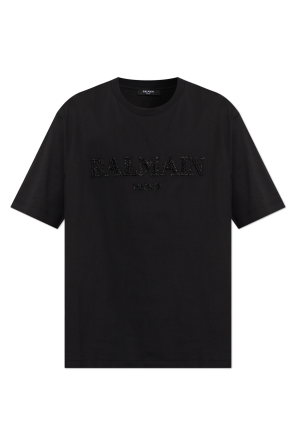 Camiseta con cristales brillantes