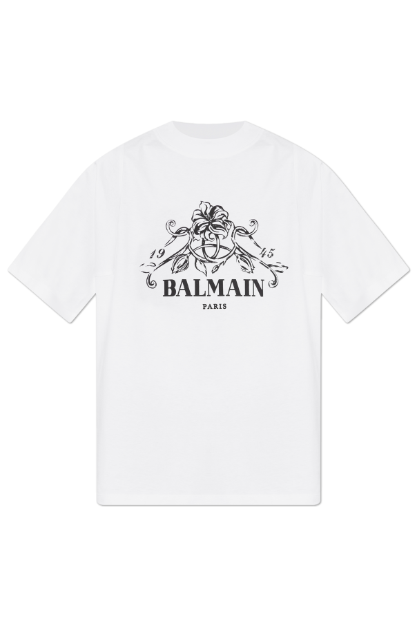 T-shirt with print od Balmain