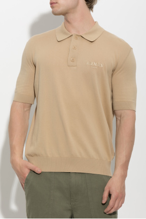 Balmain Polo z wyszytym logo