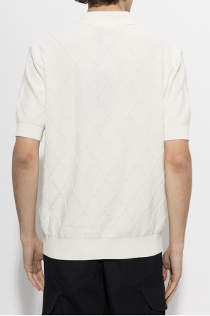 Balmain Polo z wyszytym logo